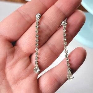 Rhinestone Drop Earrings